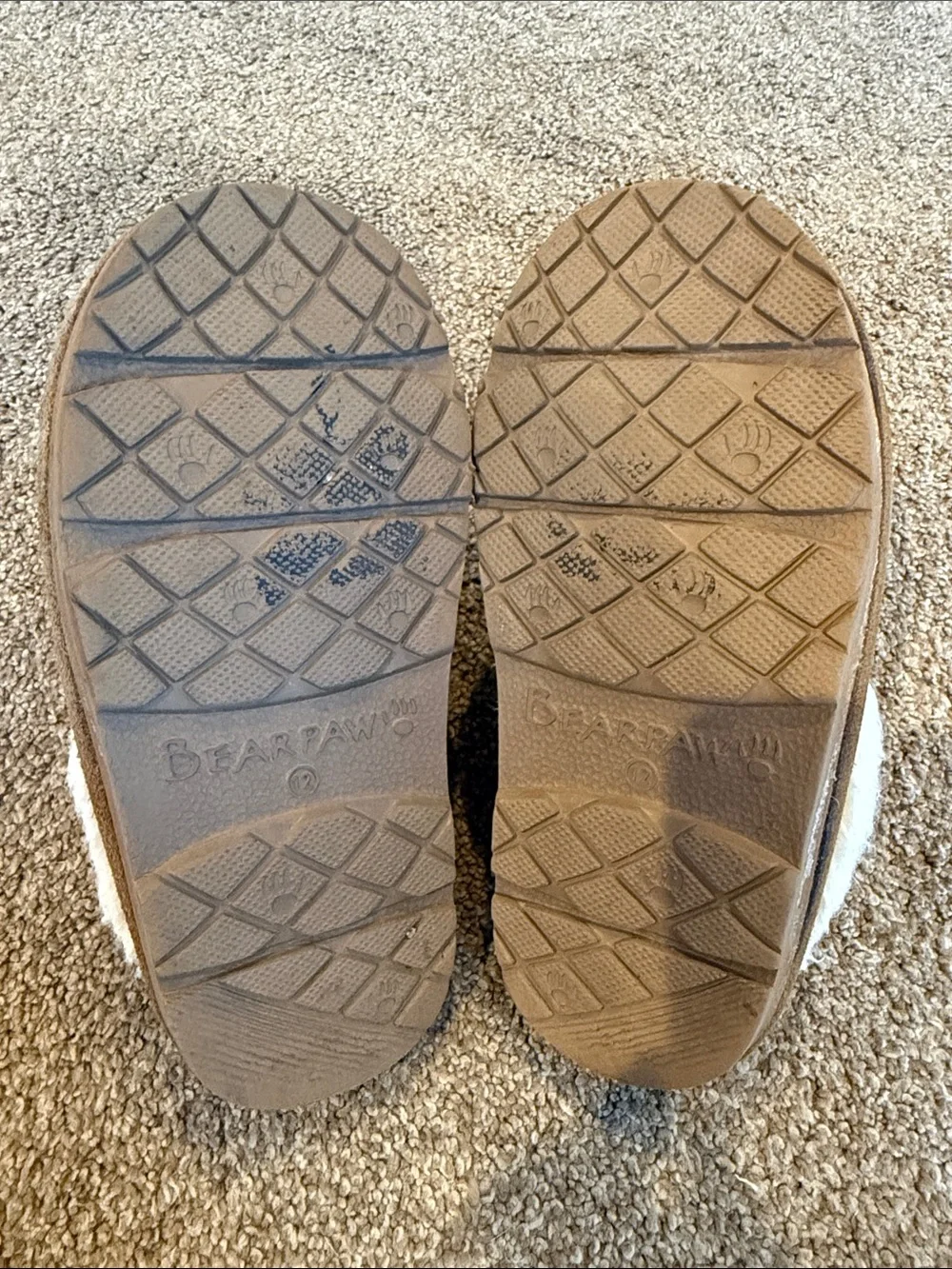 BearPaw | Slippers with Cream Shearling Cuff